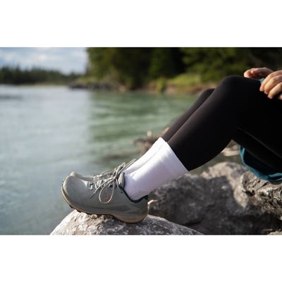 Thin merino socks OPTIMUS with silver ions WHITE
