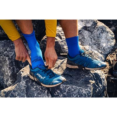 Thin merino socks OPTIMUS with silver ions BLUE