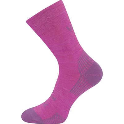 Thin merino socks OPTIMUS with silver ions PINK