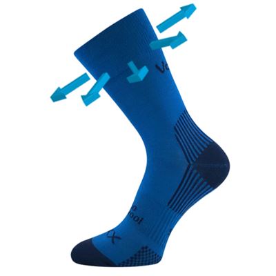 Thin merino socks OPTIMUS with silver ions DARK TURQUOISE