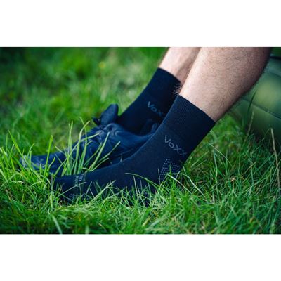 ORIONIS thin merino socks with silver ions BLACK