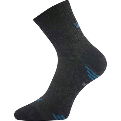 OULU double-layer merino wool socks medium high DARK GREY