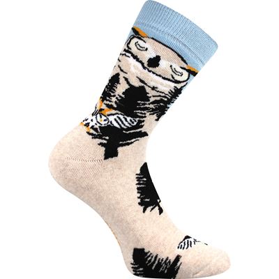 OWLANA women's terry socks with owls