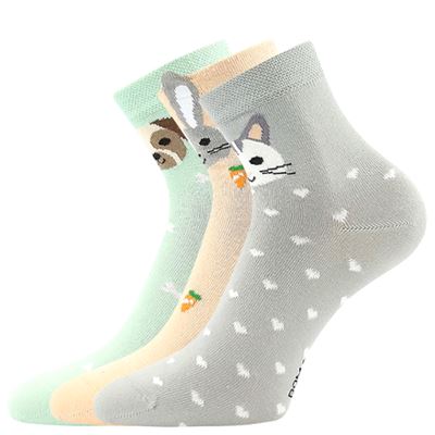 Children's socks PACKIK with animal pictures MIX (3 pairs) BOMA 127240 2