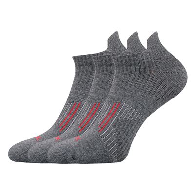 PATRIOT A dark grey melange cotton sports socks