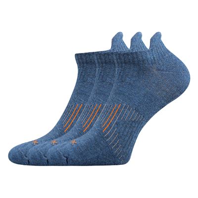 PATRIOT A cotton sports socks, jeans melé