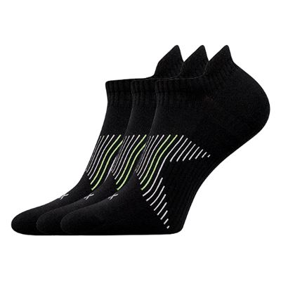 PATRIOT A black cotton sports socks
