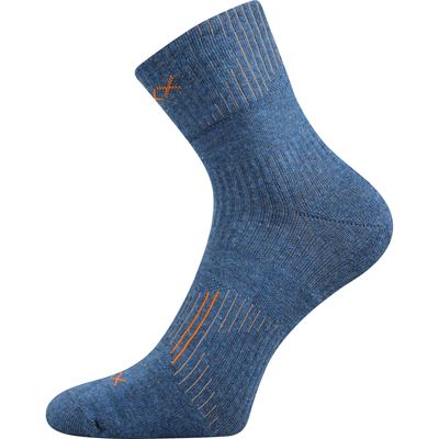 PATRIOT B cotton sports socks, jeans melange