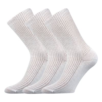 PEPINA thick socks, 100% cotton, WHITE