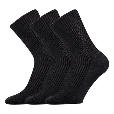 PEPINA thick socks, 100% cotton, BLACK