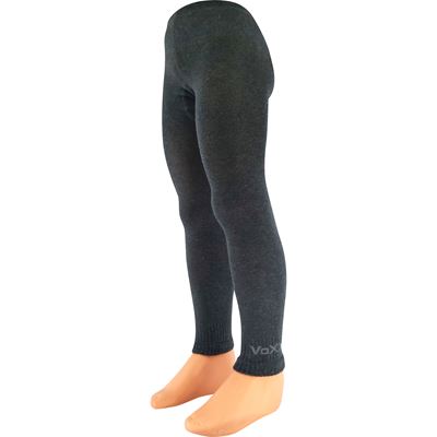 Children's leggings with silver ions PERSEUS anthracite melé