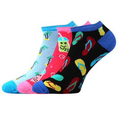 PIKI 64 unisex low summer socks MIX A (3 pairs)
