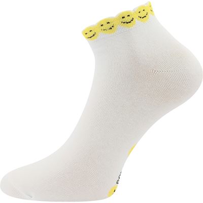 Women's low socks PIKI 68 summer MIX SMILE (3 pairs)
