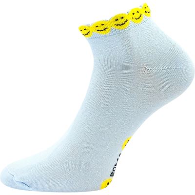 Women's low socks PIKI 68 summer MIX SMILE (3 pairs)