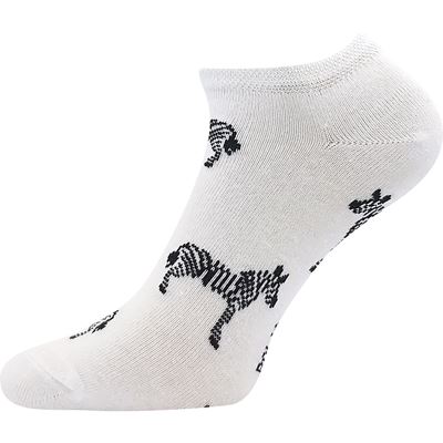 Women's low socks PIKI 71 summer WITH ANIMALS (3 pairs)