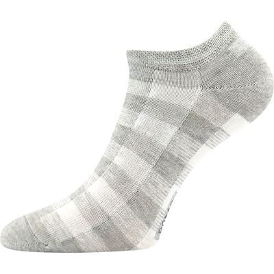 Women's low socks PIKI 76 summer CHECKED (3 pairs)