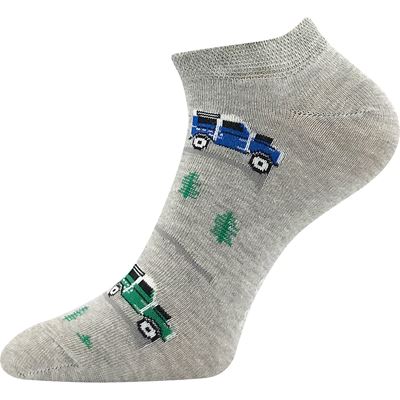 Men's low socks PIKI 81 summer MIX MOTO (3 pairs)