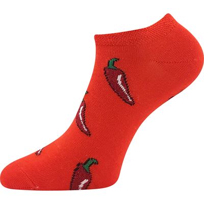 PIKI 84 unisex low summer socks MIX PEPPERS (3 pairs)