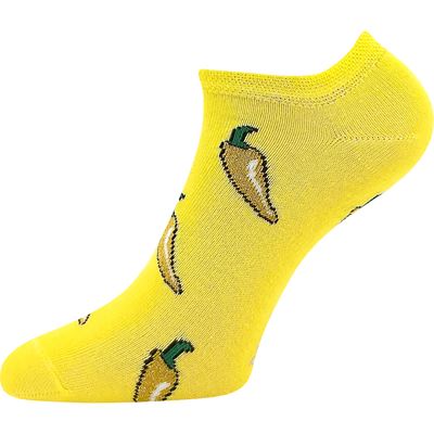 PIKI 84 unisex low summer socks MIX PEPPERS (3 pairs)