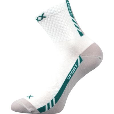 PIUS thin sports socks with cotton, WHITE