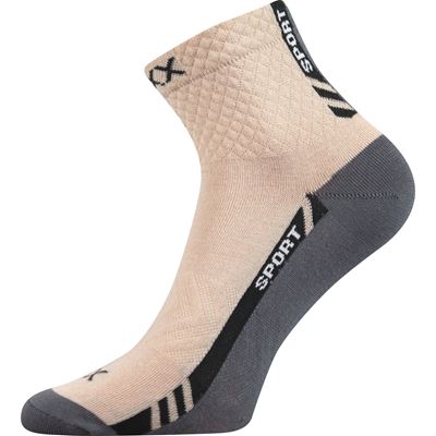 PIUS thin sports socks with cotton BEIGE