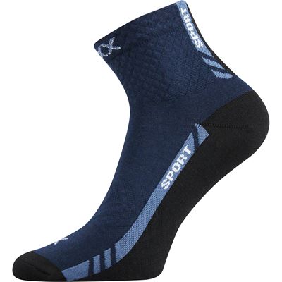 PIUS thin sports socks with cotton, DARK BLUE