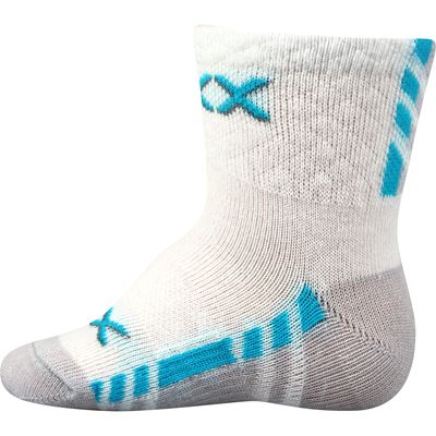 PIUSINEK thin baby socks with cotton, WHITE, girls' (3 pairs)