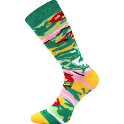 Original socks with PIZZA motif in ITALIAN box, pattern 1
