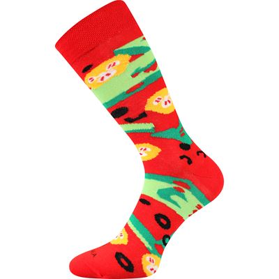 Original socks with PIZZA motif in MARGHERITA box, pattern 3