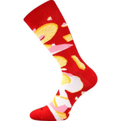 Original socks with PIZZA motif in HAWAII box, pattern 5