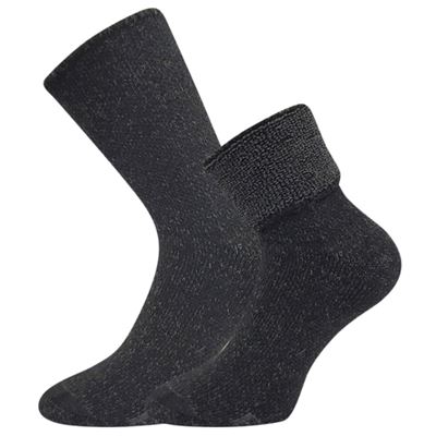 Thick POLARIS black socks for home use