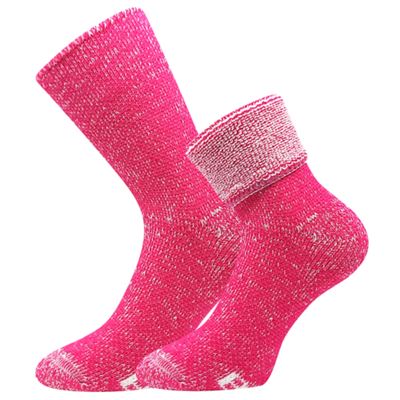 Thick POLARIS magenta socks for home use
