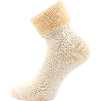 Thick POLARIS apricot socks for home wear