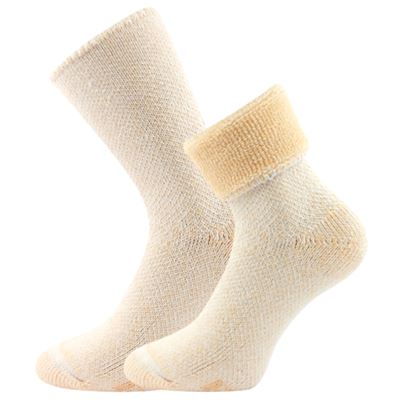 Thick POLARIS apricot socks for home wear