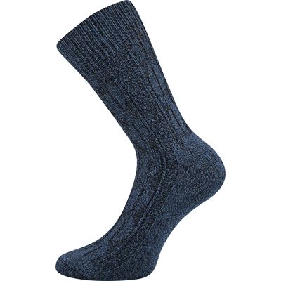 Thick PRADĚD socks, mottled, DARK MIX (3 pairs)