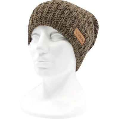 PREMACY women's knitted hat made of merino wool BROWN