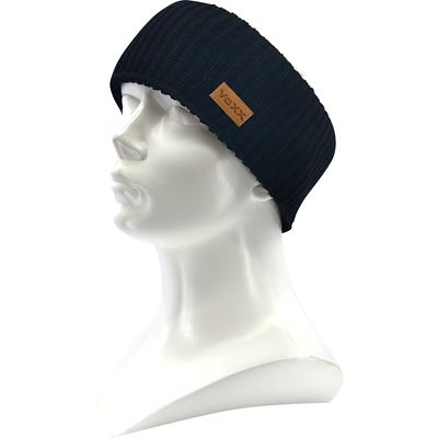 Women's knitted headband PREVIA black