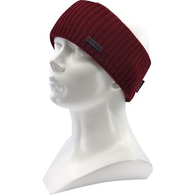 Women's knitted headband PREVIA burgundy