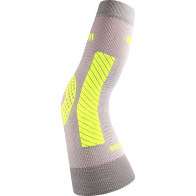 PROTECT compression knee sleeve with silver ions LIGHT GREY