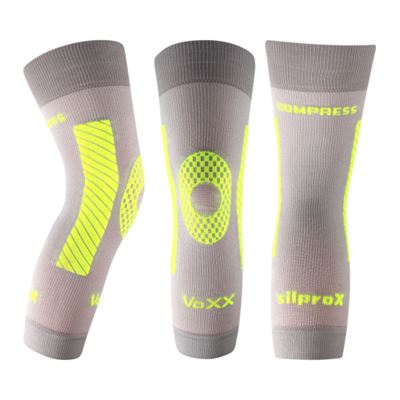 PROTECT compression knee sleeve with silver ions LIGHT GREY