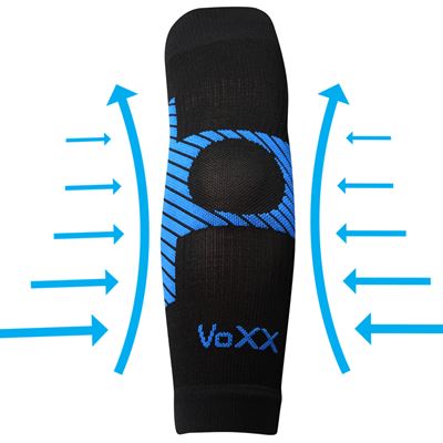 PROTECT compression elbow sleeve with silver ions BLACK