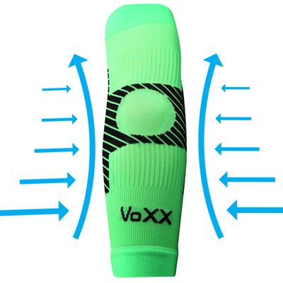 PROTECT compression elbow sleeve with silver ions NEON GREEN