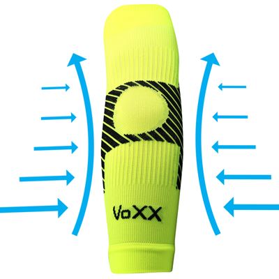 PROTECT compression elbow sleeve with silver ions NEON YELLOW