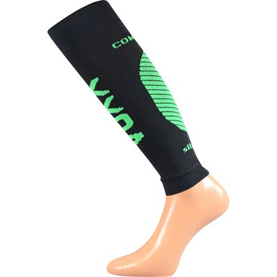 PROTECT compression calf sleeves with silver ions, DARK GREY