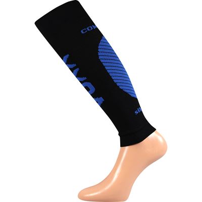 PROTECT compression calf sleeves with silver ions BLACK
