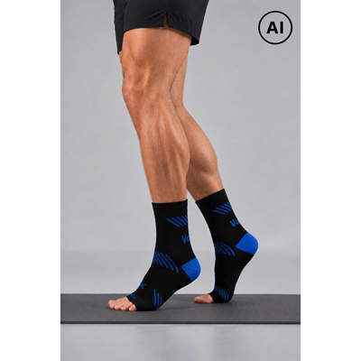 PROTECT compression ankle sleeve with silver ions BLACK