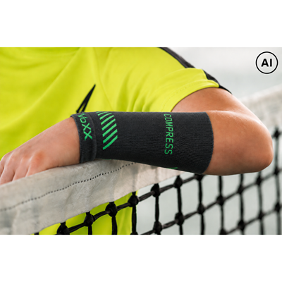 PROTECT compression wrist sleeve with silver ions DARK GREY