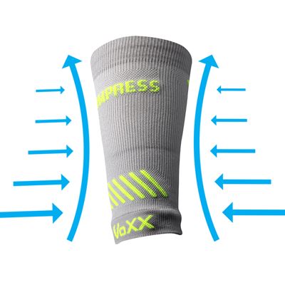 PROTECT compression wrist sleeve with silver ions LIGHT GREY