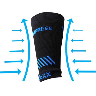 PROTECT compression wrist sleeve with silver ions BLACK