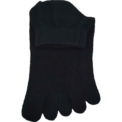 Cotton finger socks PRSTAN 12 short BLACK BOMA 127290 2